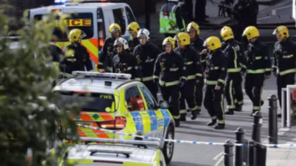 Improvised 'terrorist' bomb on packed London commuter train injures 22