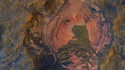 NASA Releases Image Depicting the "Heart" of Mars