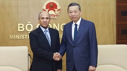 Vietnamese Minister of Public Security meets incoming Angolan and Saudi Arabian Ambassadors