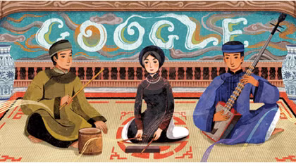 Google Doodles honours Vietnam’s ca tru art
