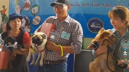 In pictures: Vinh Long province hosts dog beauty contest