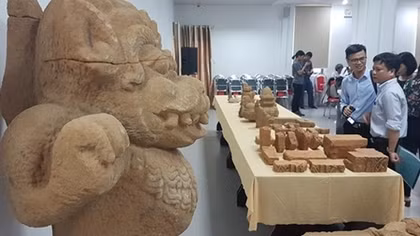 Da Nang announces thousand-year-old artifacts at Phong Le Cham Tower Relics