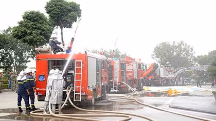 Hanoi Fire Police inspects fire safety regulations at 1,109 premises