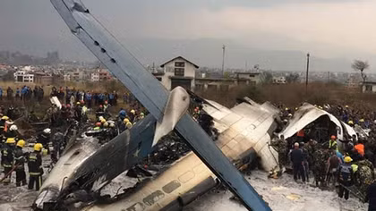 Bangladeshi plane crashes in Nepal, killing at least 50