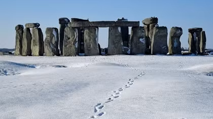 Mega lift? Stonehenge pillars were carried 230km over land – research
