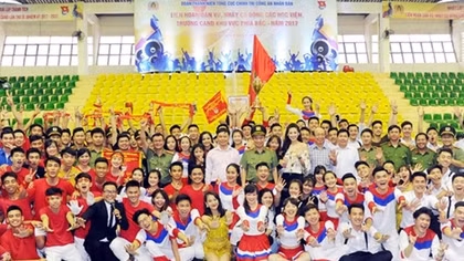 Public Security students actively participating non-professional dancesport competition 