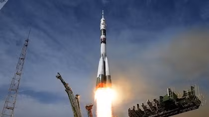 Russian Soyuz-2.1a Rocket with satellites blasts off from Vostochny Cosmodrome