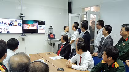 Haiphong inaugurates new Teleme Dicine system connect to Bach Long Vi Island
