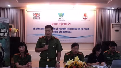 Training course on wildlife crime for PS force to open