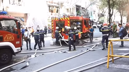 More than 2000 people join fire fighting practice