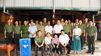 Police support mountainous district
