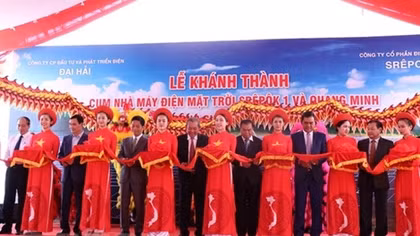 Solar power complex inaugurated in Dak Lak province