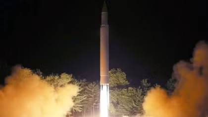 North Korea fires three missiles into sea