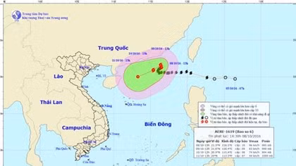 Storm No.6 decreases intensity, predict to weaken