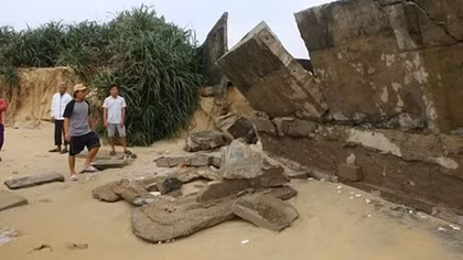 Vinh Hai coastline faces serious erosion