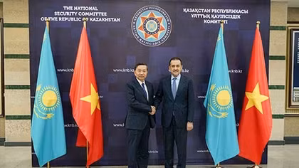 Vietnamese MPS and Kazakhstan National Security Committee hold high-level talk