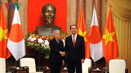 President Quang hosts Japanese Emperor and Empress