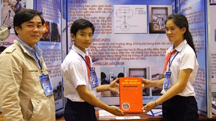 Secondary School students invents Auto-Fire Alarming System