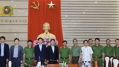 RoK National Police Agency visits Quang Ninh Police