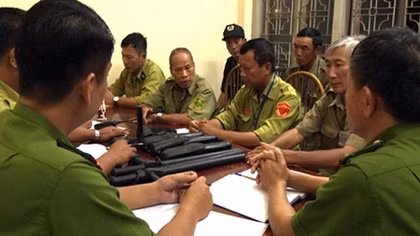 Local security guards join hands to prevent crime 