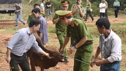 Thanh Hoa Police hand over over 1.2 billion VND to victims of recent floods
