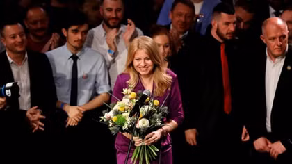 Slovakia elects first female president
