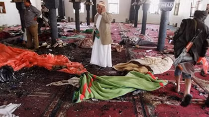 Airstrikes on Yemen funeral kill at least 140 people, UN official says
