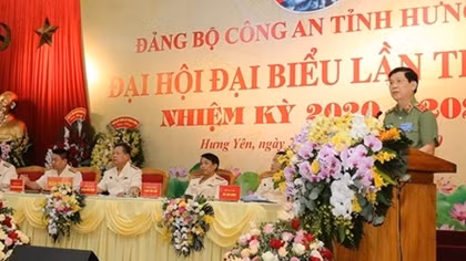 Hung Yen Police hold the 14th Party Congress for term 2020-2025