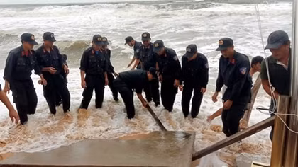 Local police support people to overcome consequences of Storm No.2
