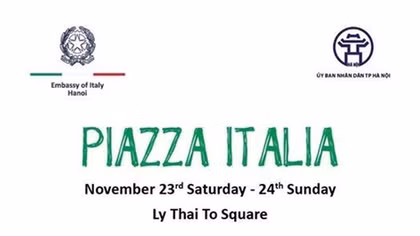 Ly Thai To square turns into Piazza Italia for annual fair