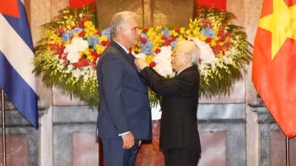 Cuban leader Miguel Diaz-Canel concludes Vietnam visit