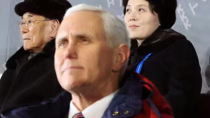 Pence raises prospect of talks with North Korea alongside 'intensified' pressure