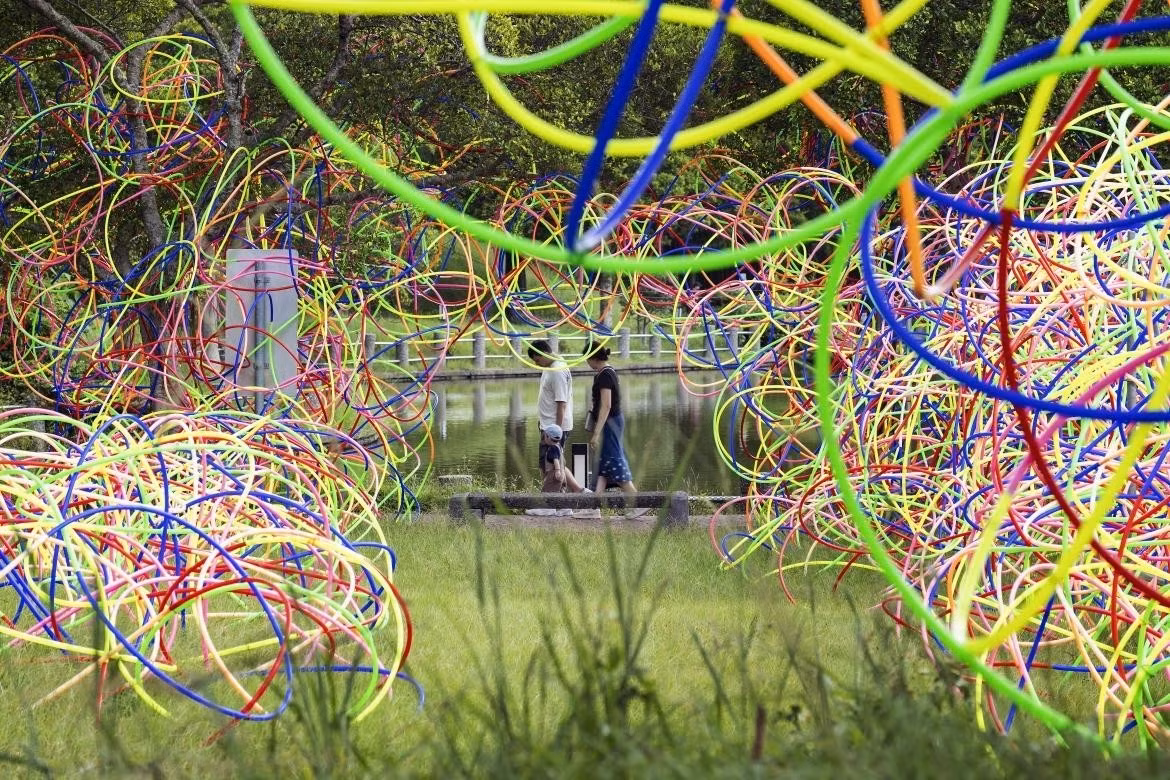 Japanese installation exhibition “Spinning Ghost Colors” runs from October 9 to December 6. (Photo: organizers)
