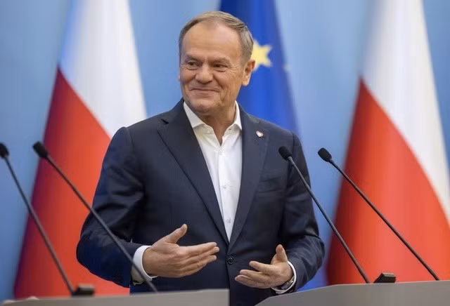 Poland's Prime Minister Donald Tusk