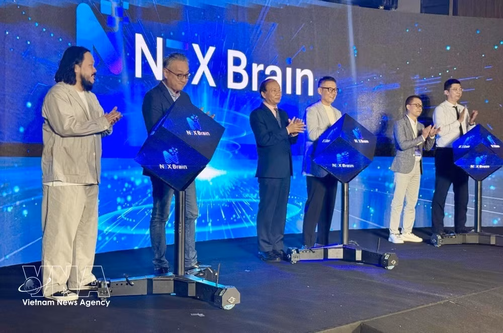 The launch of the NEX Brain brand growth platform (Photo: VNA)