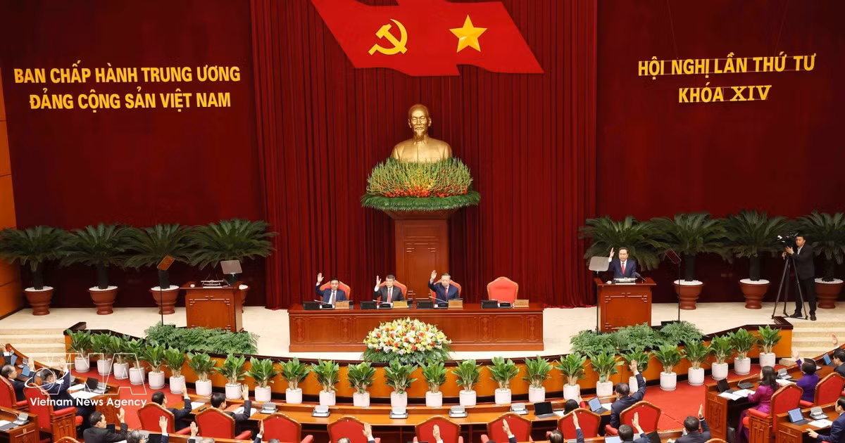 14th Party Central Committee convenes fourth plenum