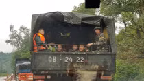 Another landslide leaves dozens buried in mud in central Vietnam