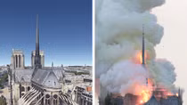 Notre-Dame Cathedral in Paris Catches Fire