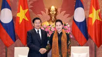NA leader welcomes Lao PM in Hanoi