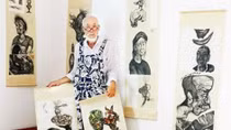 Artist portrays Vietnam, Dutch farmers