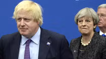UK PM May Needs to Show 'Balls of Steel' in Brussels - Boris Waving No Deal Flag