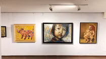 "Spring of Year of the Pig 2019" art exhibition opens in Da Nang 
