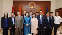 Vice President visits embassy in UAE, meets Nakheel & Limitless leaders