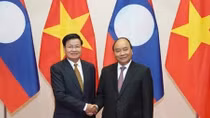 Lao PM visits Vietnam, co-chairs Inter-governmental Committee’s 43rd session