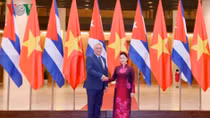 Government and NA leaders host Cuban President of Council of State
