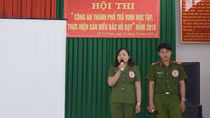 Tra Vinh Police hold contest on the movement “Following Six Teachings of Uncle Ho”