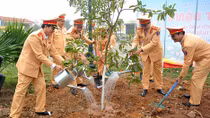 Traffic Police Department launches tree planting drive 2018 