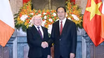 Irish President ends Vietnam visit