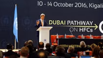 Nearly 200 nations agree binding deal to cut 'super' greenhouse gases