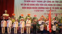 Lao Cai Provincial Police receives the third-class Fatherland Protection Order 